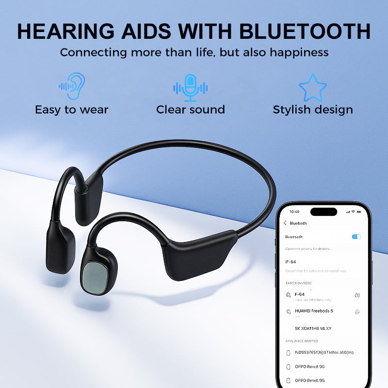 💖#1 THIS IS THE CLEAR WINNER!🔥Pryxo™ Bone Conduction Hearing Aids — Hear the sounds you should hear! ✅Made in the USA