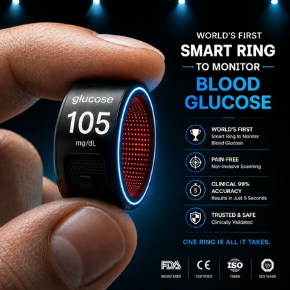 🎉 80% OFF Launch Offer🔥Pryxo™ G1 Non-Invasive Smart Ring