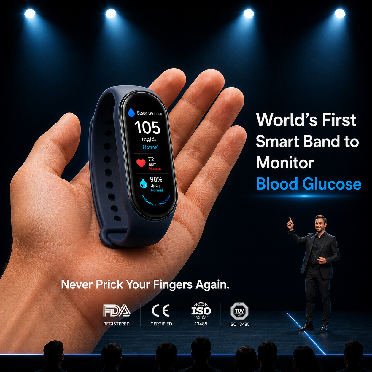 🩸🍬Pryxo™ Non-Invasive Smart Band