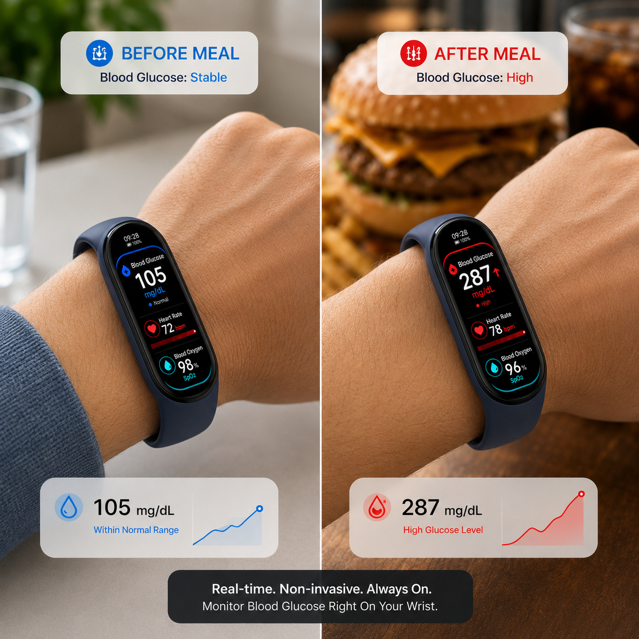 🩸🍬Pryxo™ Non-Invasive Smart Band