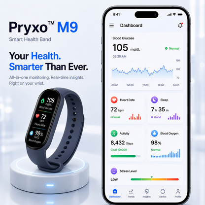 🩸🍬Pryxo™ Non-Invasive Smart Band