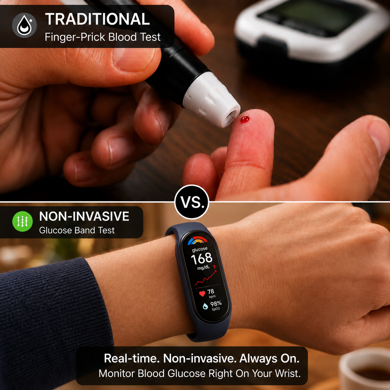 🩸🍬Pryxo™ Non-Invasive Smart Band