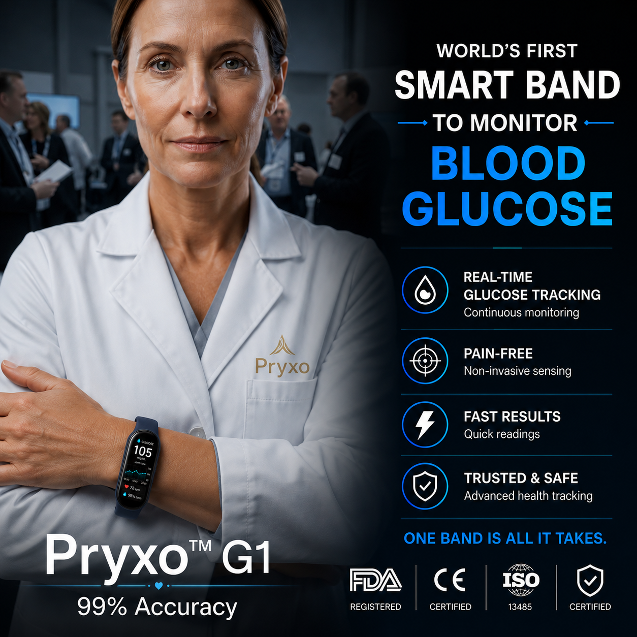 🩸🍬Pryxo™ Non-Invasive Smart Band