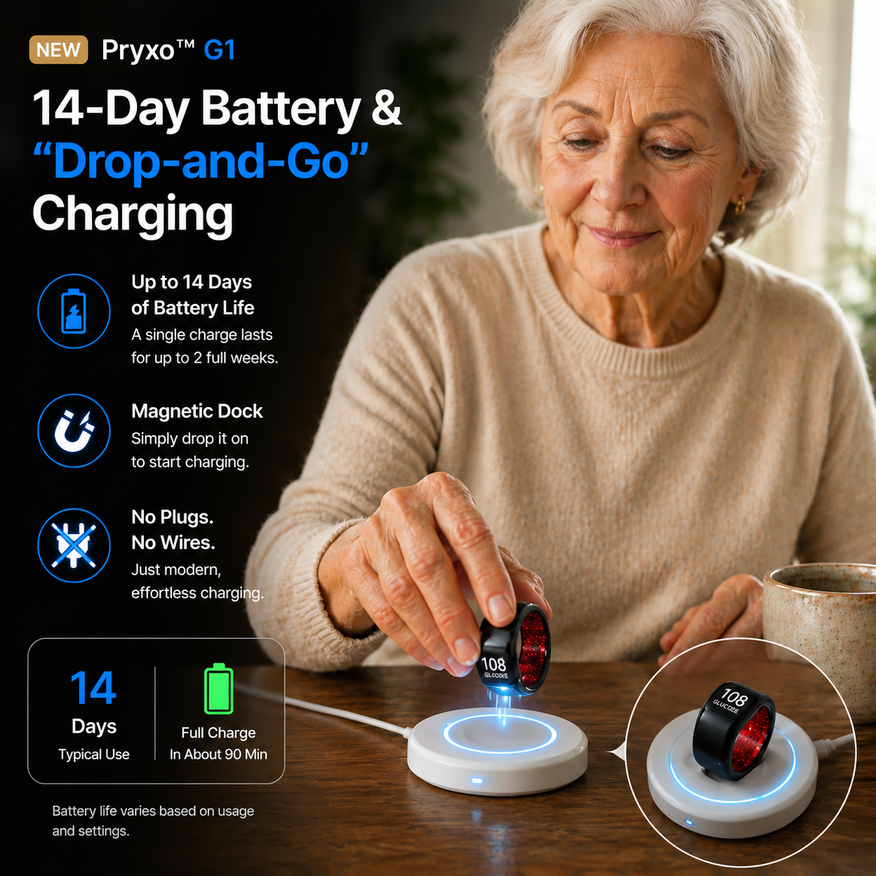 🎉 80% OFF Launch Offer🔥Pryxo™ G1 Non-Invasive Smart Ring