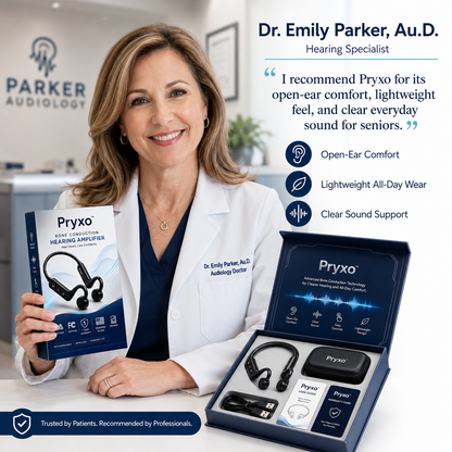 💖#1 THIS IS THE CLEAR WINNER!🔥Pryxo™ Bone Conduction Hearing Aids — Hear the sounds you should hear! ✅Made in the USA