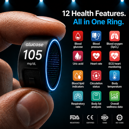 🎉 80% OFF Launch Offer🔥Pryxo™ G1 Non-Invasive Smart Ring