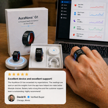 🎉 80% OFF Launch Offer🔥Pryxo™ G1 Non-Invasive Smart Ring